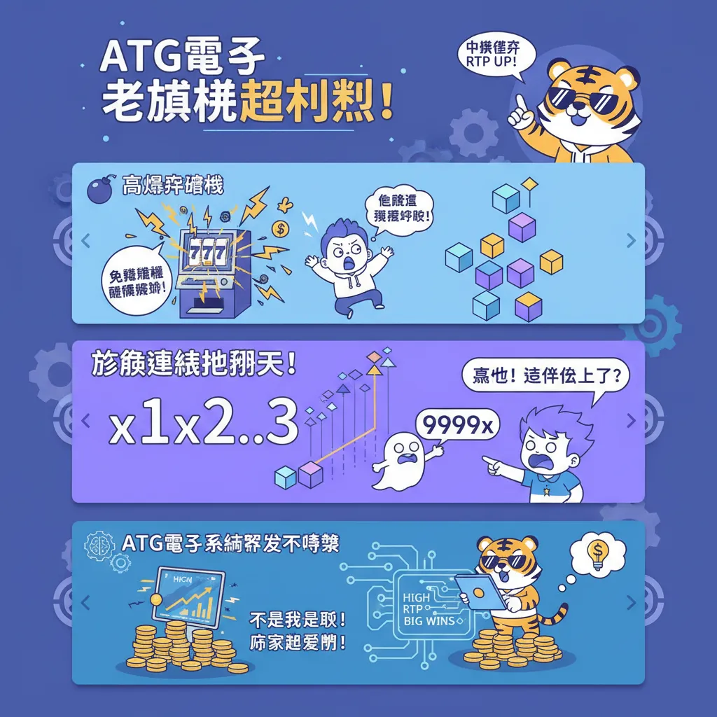 ATG電子如何提升老虎機的中獎倍率與RTP表現？