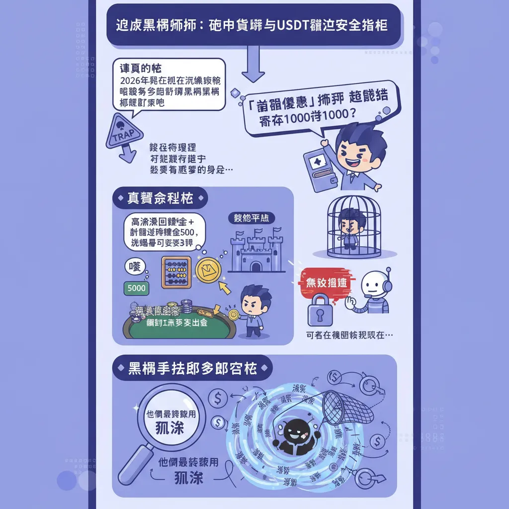 避開黑網陷阱：加密貨幣與USDT儲值安全指南