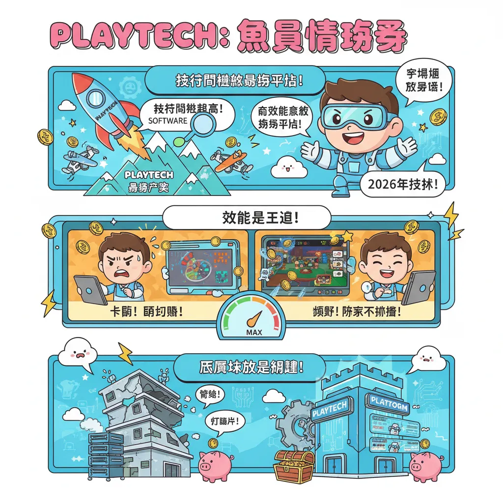 運用 Playtech 軟體開發打造高效能的線上博弈平臺