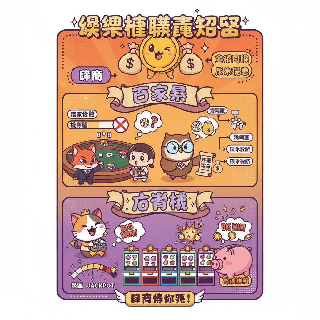 掌握百家樂與老虎機技巧，提升線上博弈的現金回饋收益