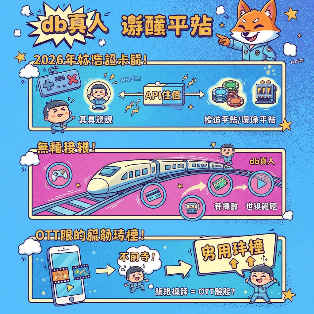 db真人整合API介面打造流暢的線上博弈環境