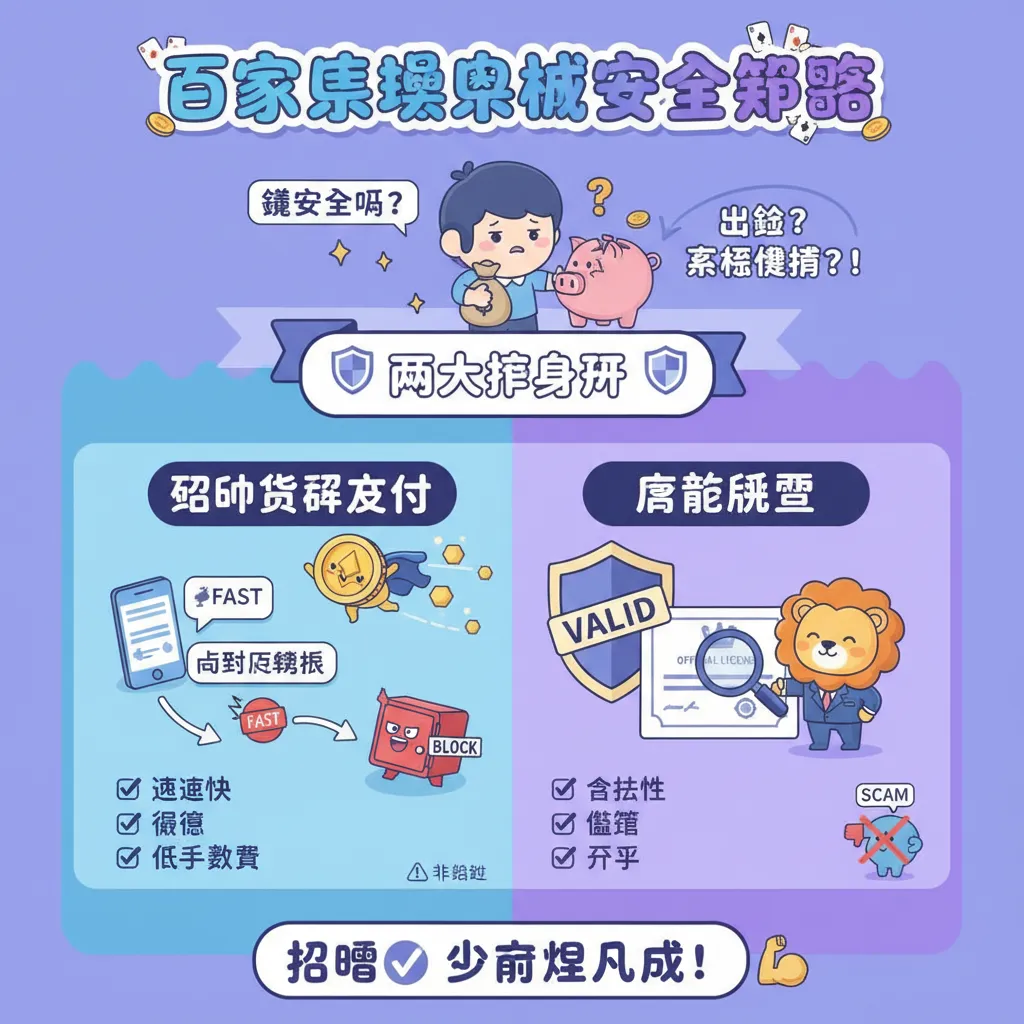 保障百家樂娛樂城安全：加密貨幣支付與博彩牌照解析