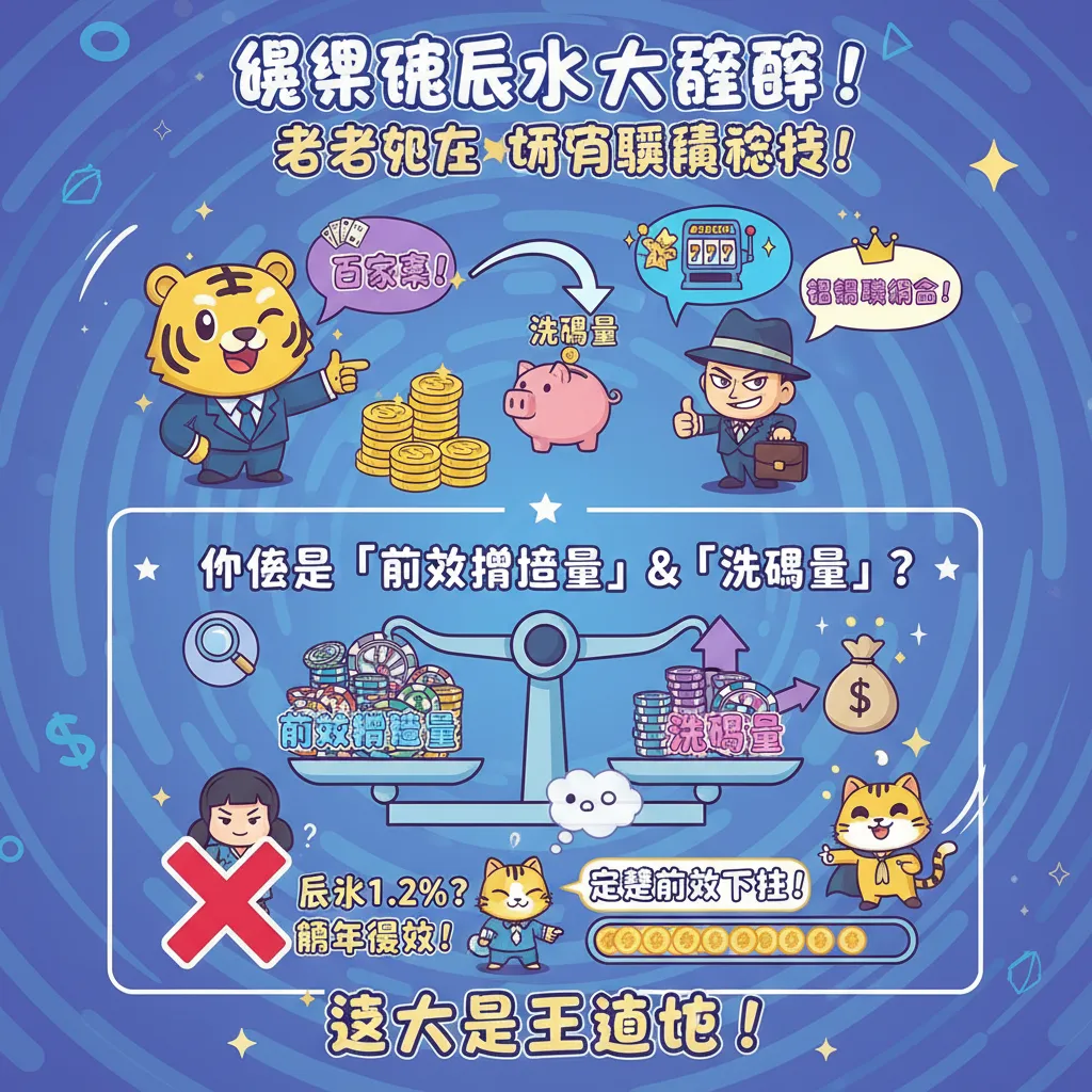老手都在用的返水技巧：從百家樂與老虎機洗碼量獲利