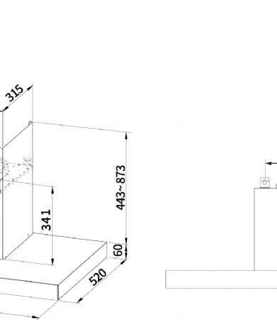 倒T式4D直吸排油煙機(智能連動) RH-9391R