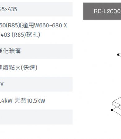 檯面式彩焱玻璃雙口爐