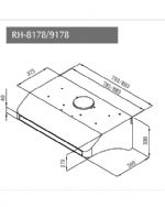 深罩式全直流變頻排油煙機RH-8178/9178