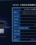 DR7396近吸除油煙機- 渦輪變頻 AI風控系列
